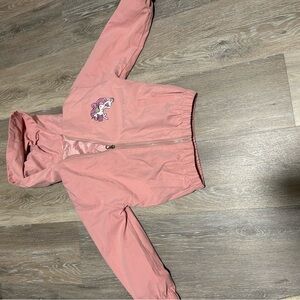 4t pink girls wind breaker